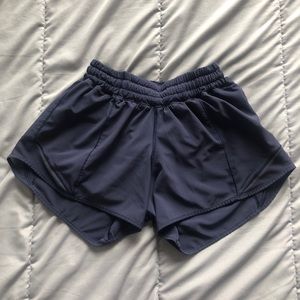 Navy Lululemon Shorts Size 2